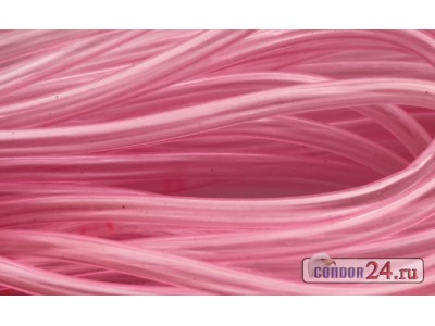 Кембрик ПВХ, диаметр 3 мм., цвет розовый 233 